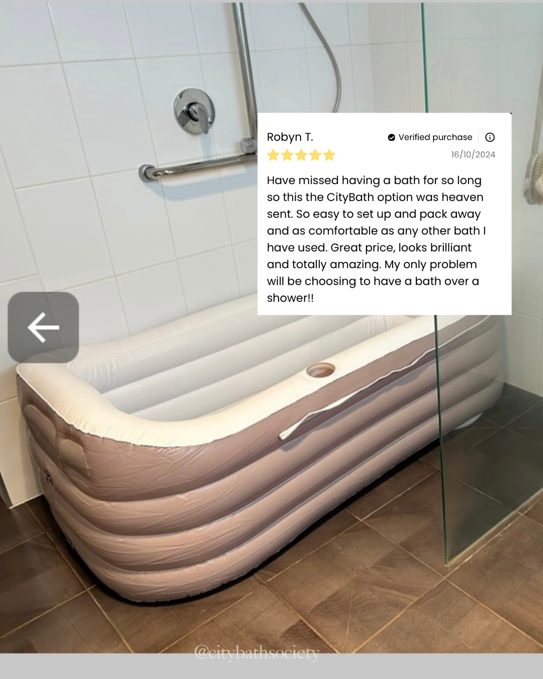 Inflatable City Bath