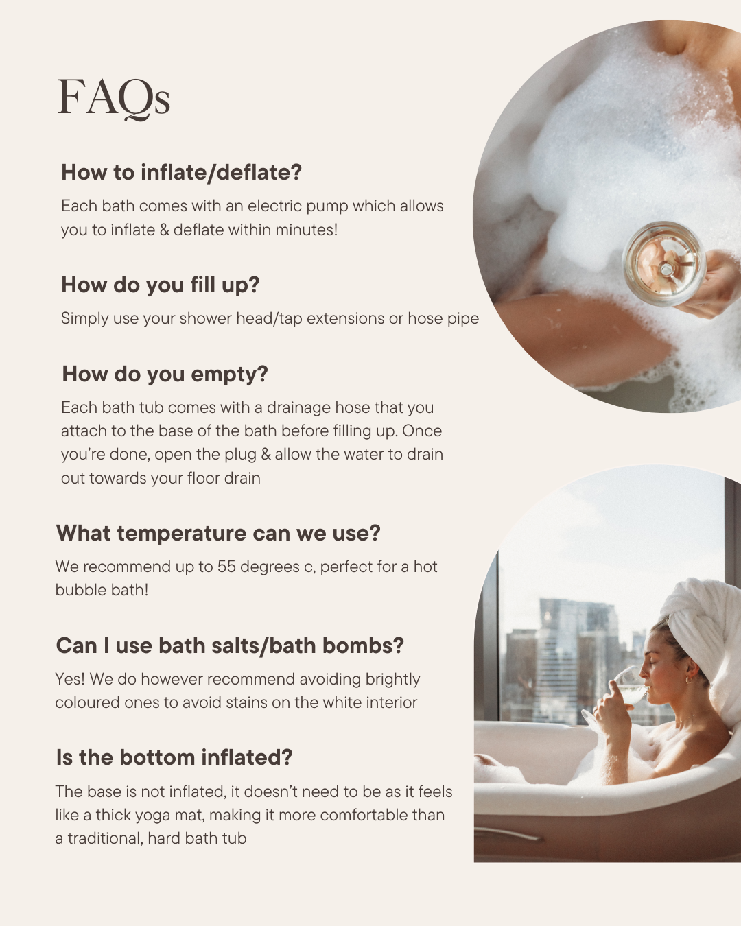 Inflatable City Bath