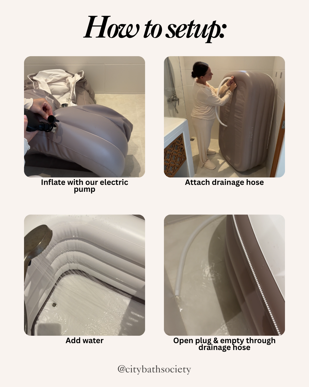 Inflatable City Bath